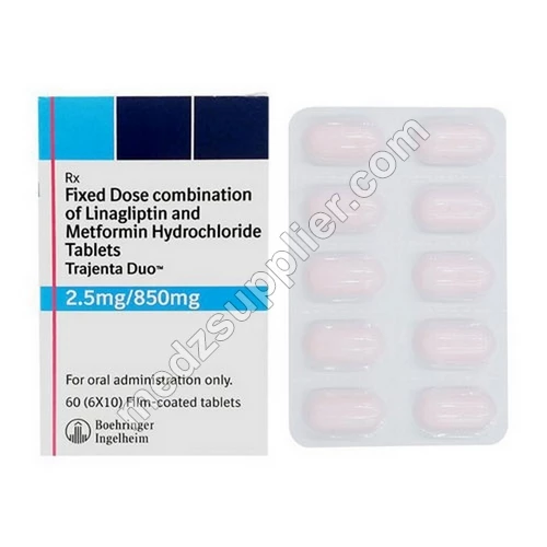 Trajenta Duo 2.5mg/850mg (Linagliptin/Metformin)