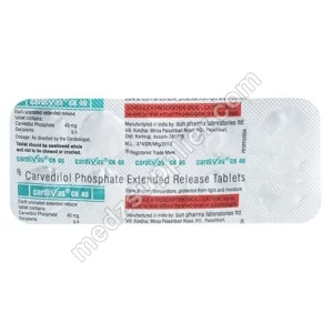 Cardivas CR 40Mg Strip