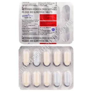 Glycomet Gp 0.5 Forte 500Mg Strip