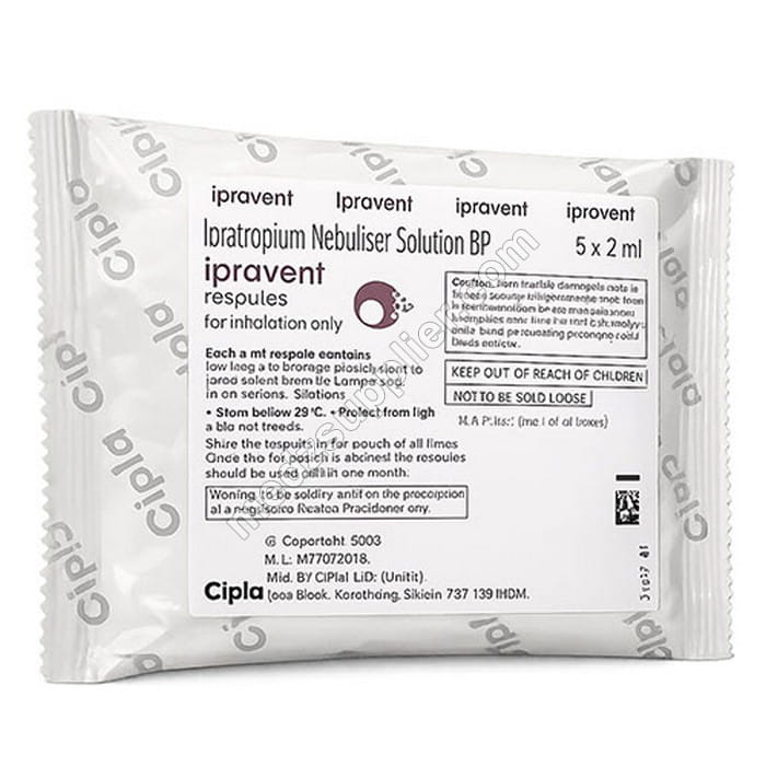 Ipravent Respules (Ipratropium Bromide) 1 Ipravent Respules