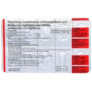 Jardiance Met 12.5Mg-500Mg Strip
