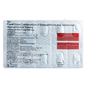 Jardiance Met 5Mg-500Mg Strip