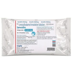 Levolin 0.63mg Respules