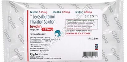Levolin 1.25mg Respules