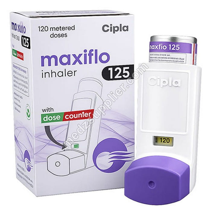 Maxiflo Inhaler 125 (Fluticasone/Formoterol) 1 Maxiflo Inhaler 125