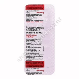 Roxid Kidtab 50Mg Strip