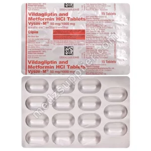 Vysov M 50Mg+1000Mg Strip