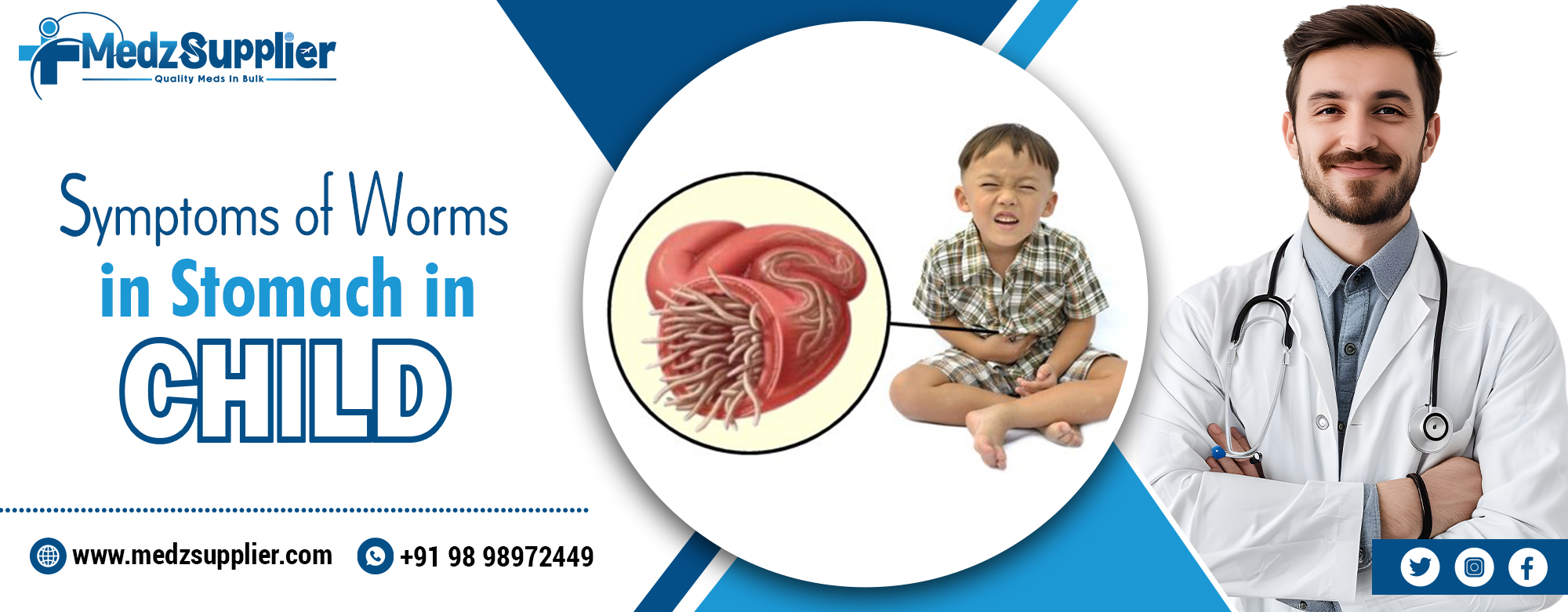 Symptoms of Worms in Stomach in Child