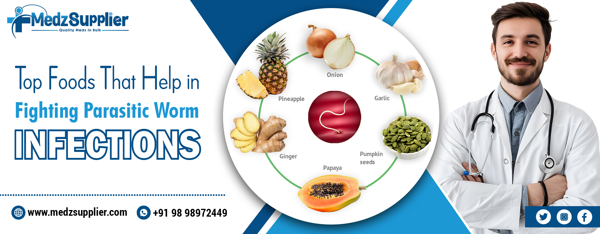 Top Foods That Help in Fighting Parasitic Worm Infections