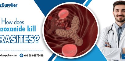 How does nitazoxanide kill parasites