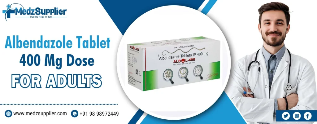 Albendazole Tablet 400 Mg Dose for Adults