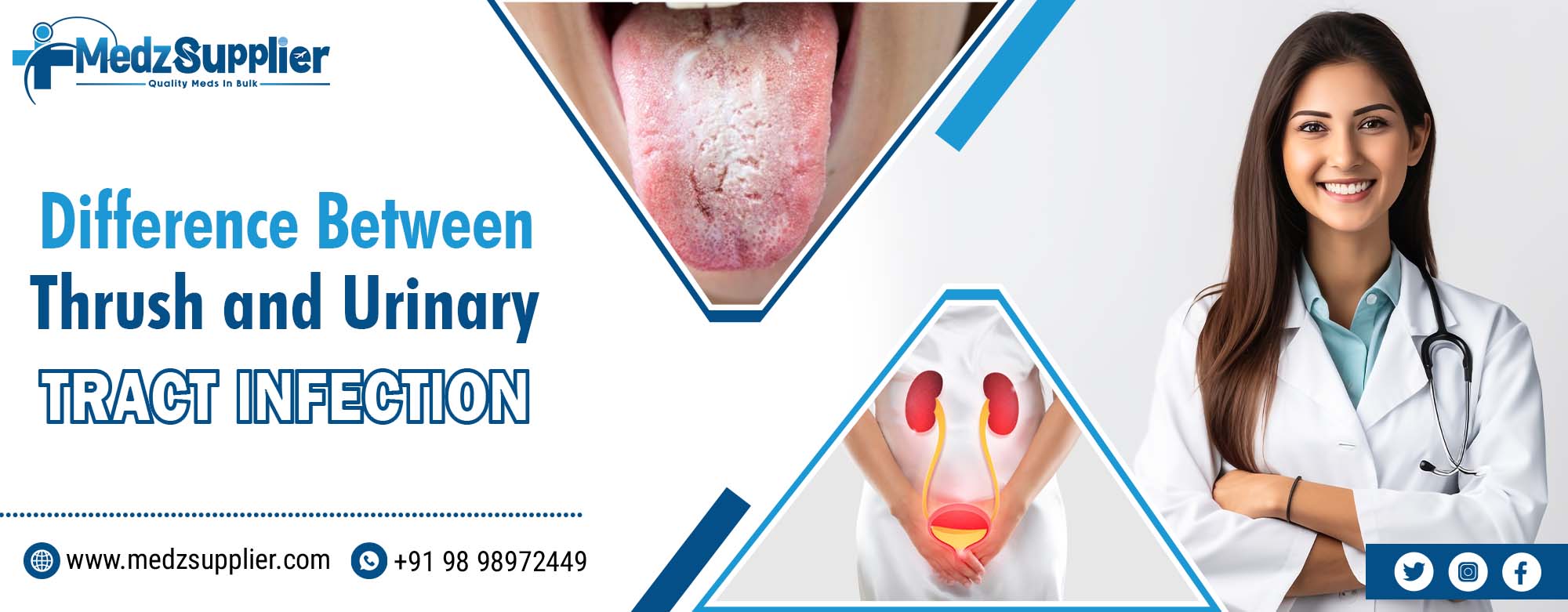 Difference Between Thrush and Urinary Tract Infection