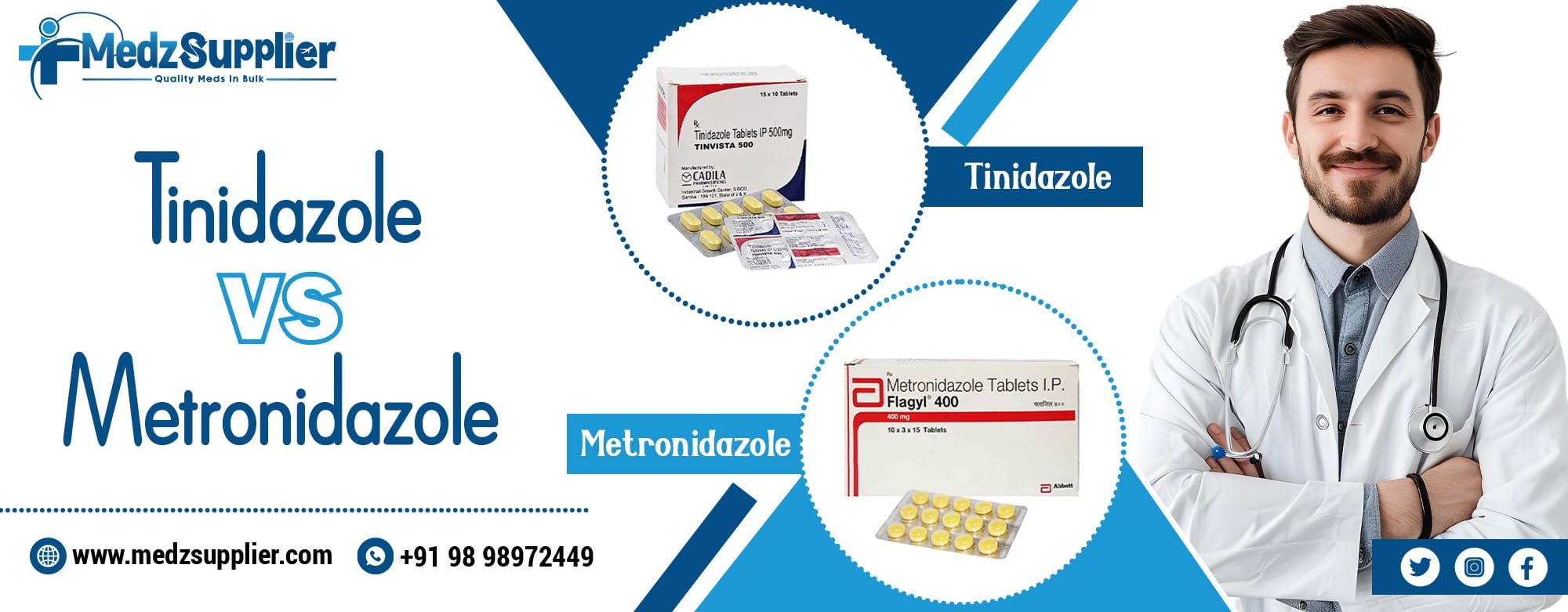 Tinidazole vs Metronidazole