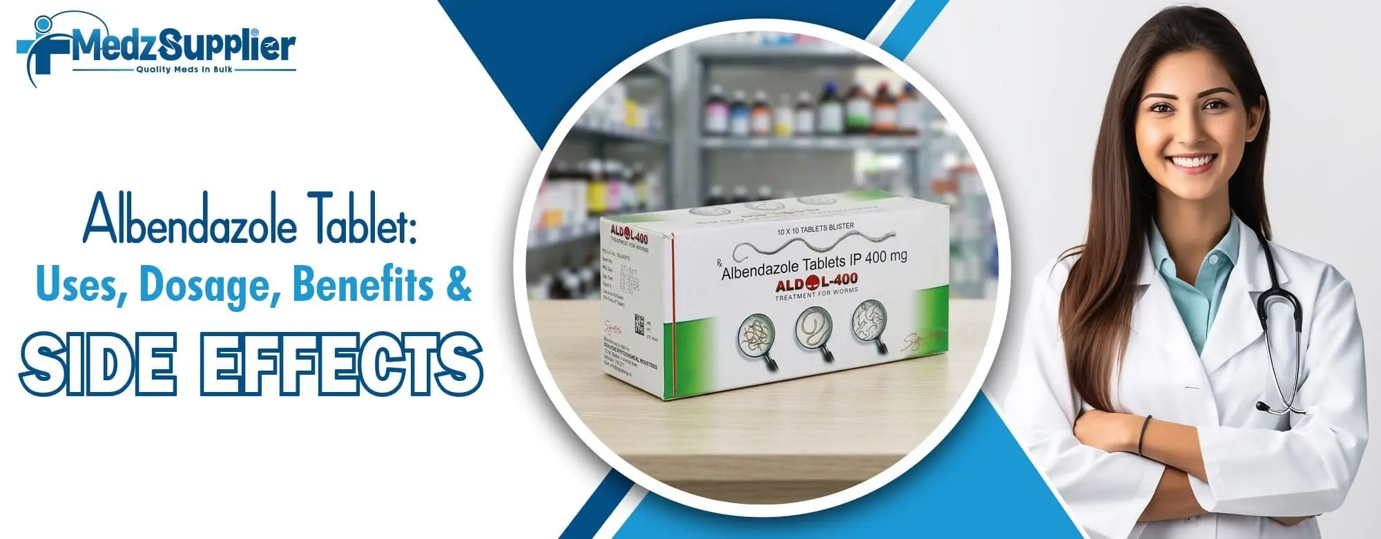 Albendazole Tablet: Uses, Dosage, Benefits and Side Effects